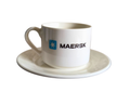 Taza de café con plato